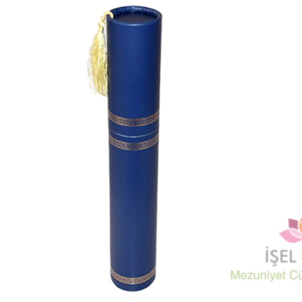 Lacivert Tam Kaplama - Diploma Kutusu